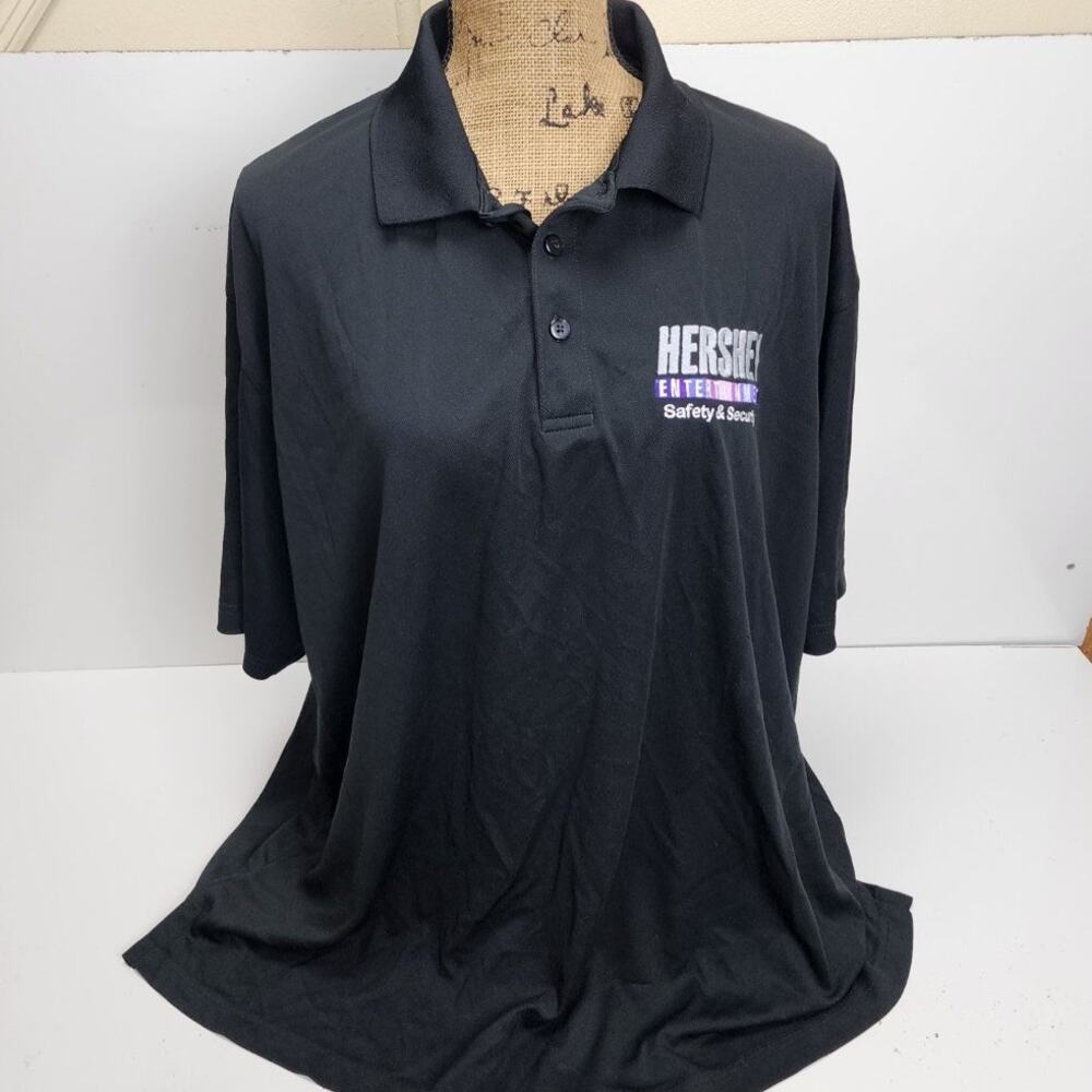 Hershey Ent Security Embroidered Collared Cool & Dry Work Shirt Men's Size 3XL